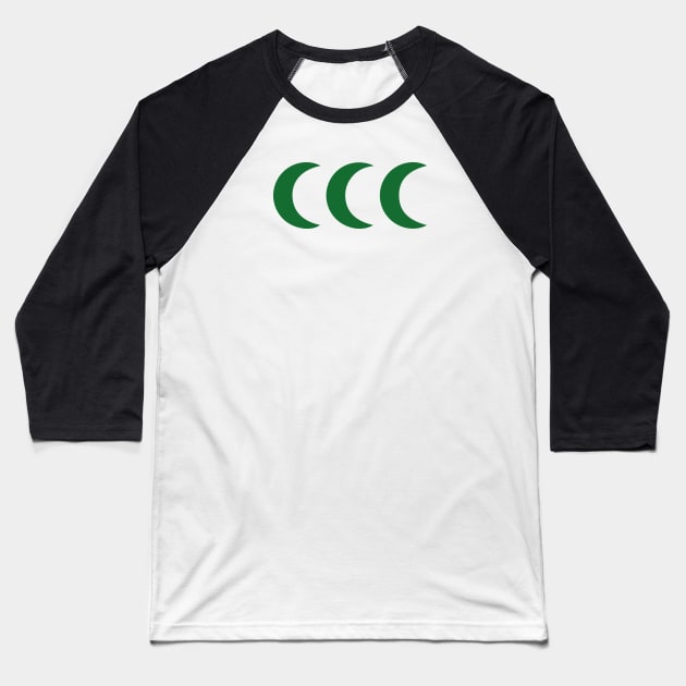 Ottoman (dark green) Baseball T-Shirt by ohmybach